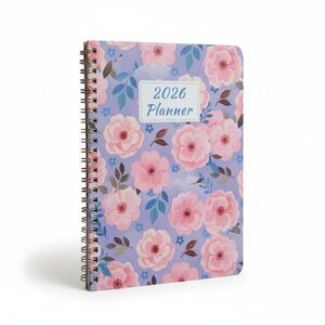 2026 Planner, Weekly and Monthly Calendar Planner Agenda, Jan 2026 - Dec 2026,